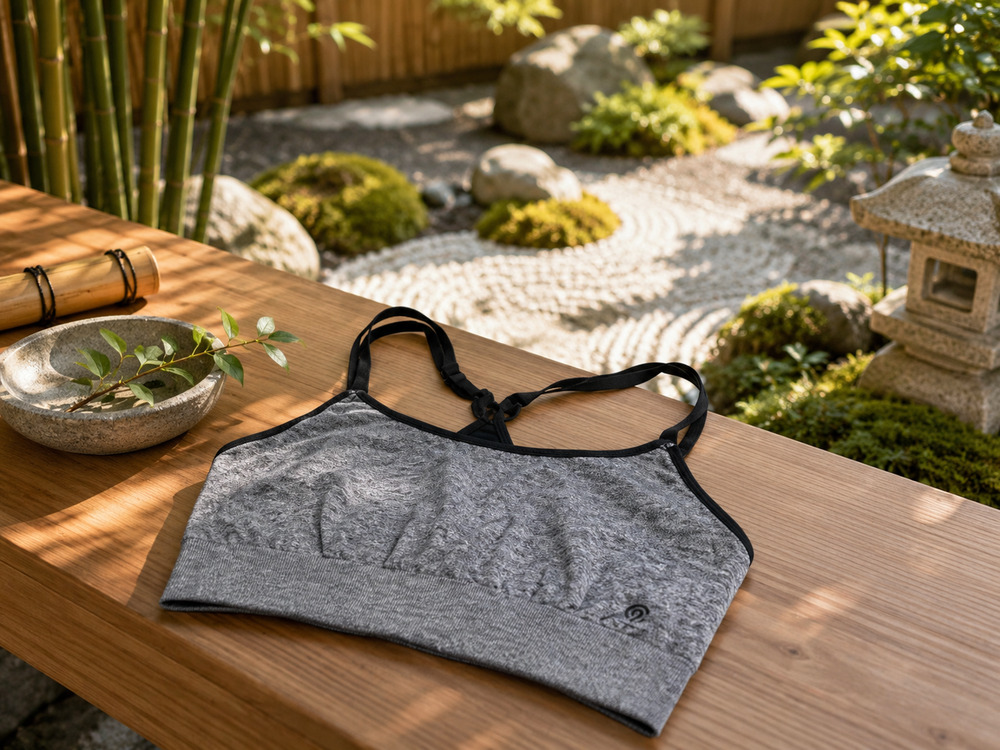 C9 Champion Women's Large Gray Racerback Seamless Sports Bra
